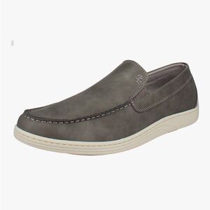 Izod Men's Slip-On Casual Loafers in Gray